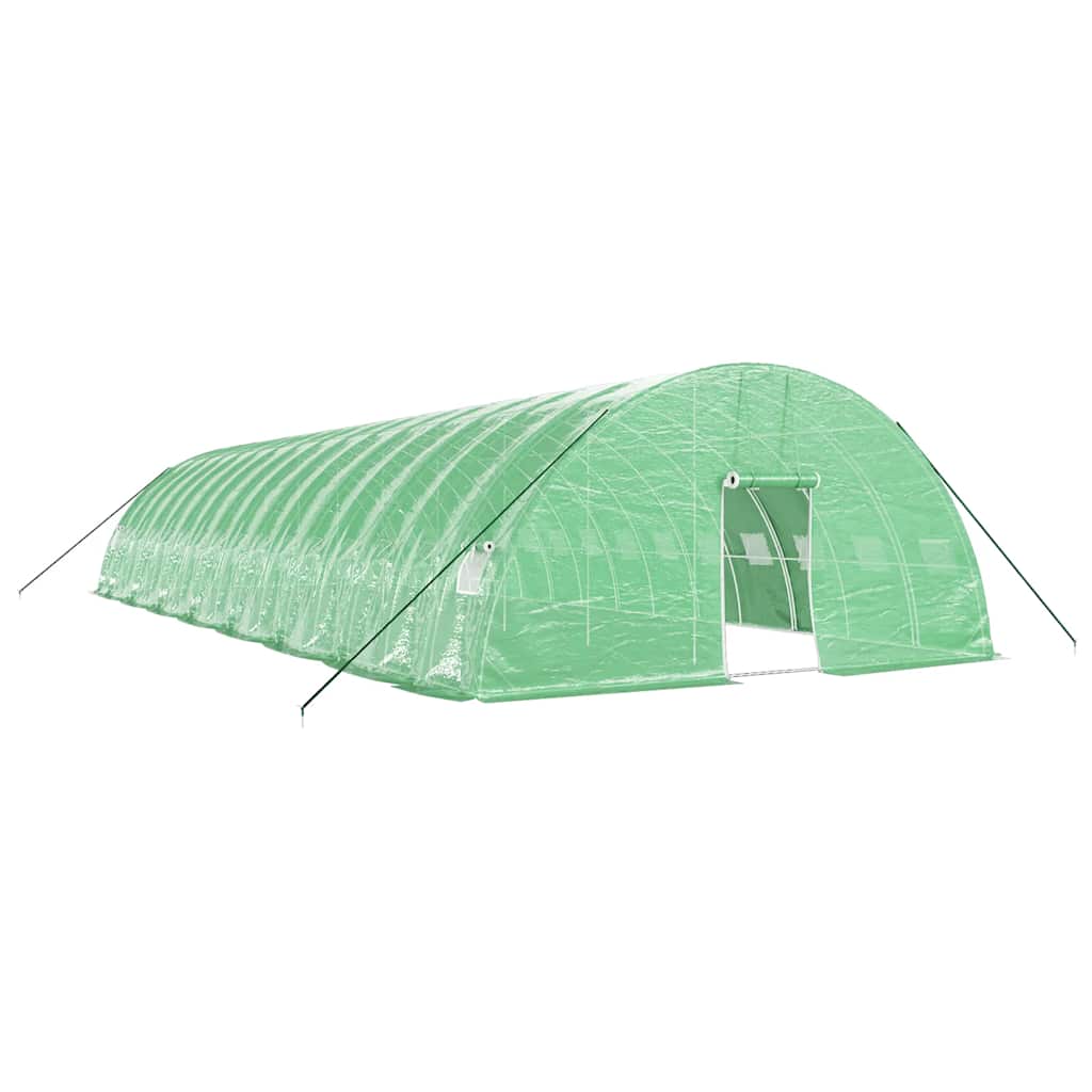 Serra con Telaio in Acciaio Verde 96 mÃ‚Â² 16x6x2,85 m