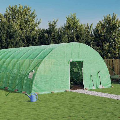 Serra con Telaio in Acciaio Verde 96 mÃ‚Â² 16x6x2,85 m
