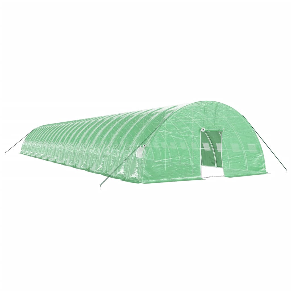 Serra con Telaio in Acciaio Verde 144 mÃ‚Â² 24x6x2,85 m