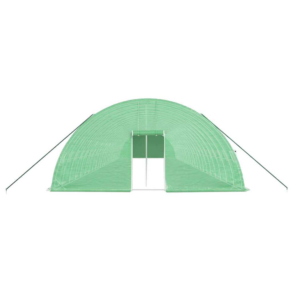 Serra con Telaio in Acciaio Verde 144 mÃ‚Â² 24x6x2,85 m