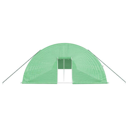 Serra con Telaio in Acciaio Verde 144 mÃ‚Â² 24x6x2,85 m