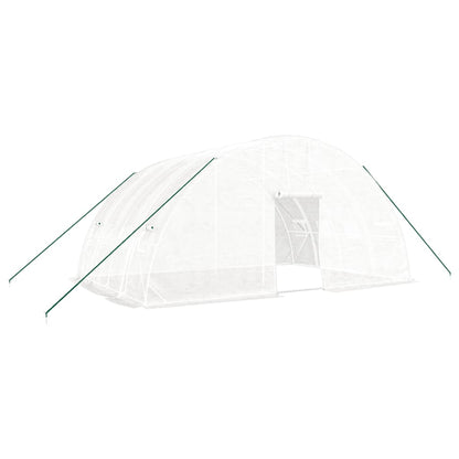 Serra con Telaio in Acciaio Bianco 24 mÃ‚Â² 6x4x2,85 m