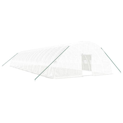 Serra con Telaio in Acciaio Bianco 108 mÃ‚Â² 18x6x2,85 m