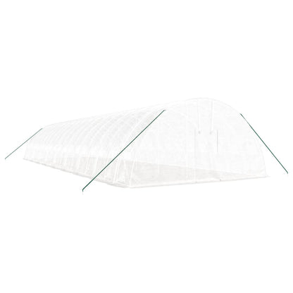 Serra con Telaio in Acciaio Bianco 108 mÃ‚Â² 18x6x2,85 m