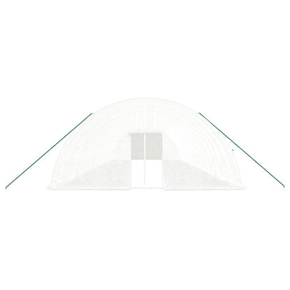 Serra con Telaio in Acciaio Bianco 108 mÃ‚Â² 18x6x2,85 m