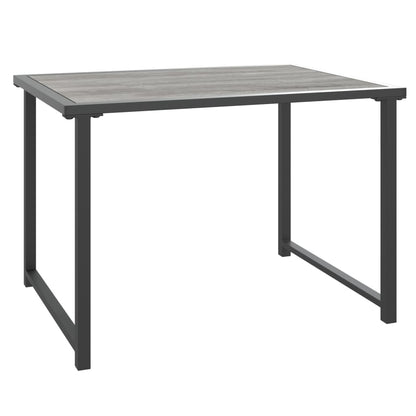 Tavolo da Giardino Antracite 55x40x37 cm Acciaio