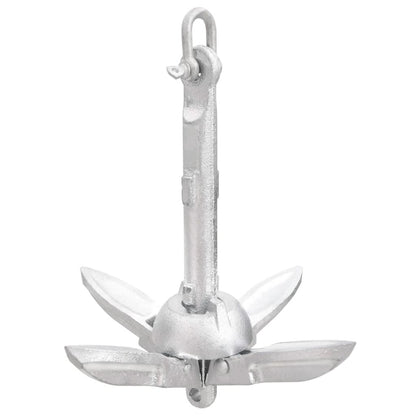 Ancora Pieghevole Argento 0,7 kg in Ghisa Zincata a Caldo