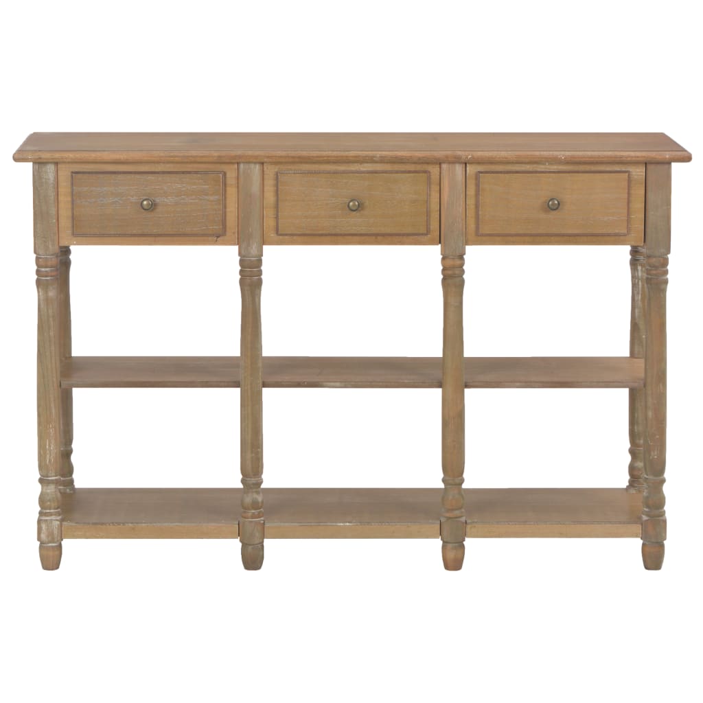 Tavolino Consolle 110x30x76 cm in Legno Multistrato