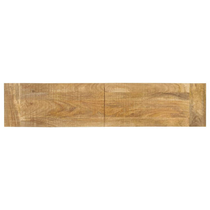 Panca 160x35x45 cm in Legno Massello di Mango