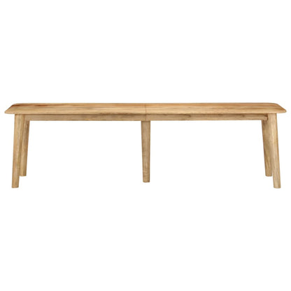 Panca 160x40x45 cm in Legno Massello di Mango