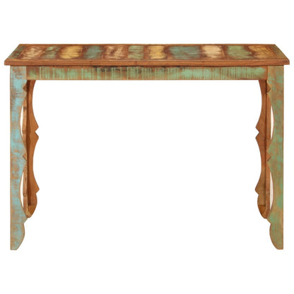 Tavolo da Pranzo 110x52x76 cm in Legno Massello di Recupero