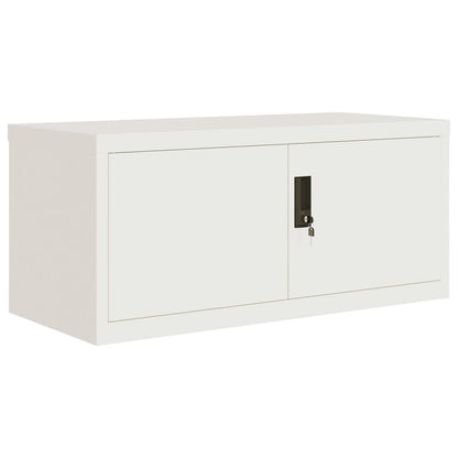 Armadio Classificatore Bianco 90x40x145 cm in Acciaio