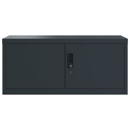 Armadio Classificatore Antracite 90x40x110 cm in Acciaio