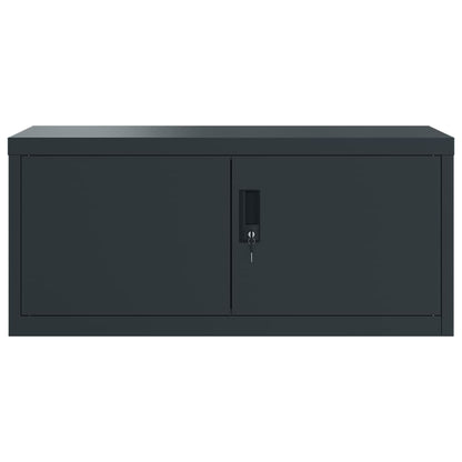 Armadio Classificatore Antracite 90x40x130 cm in Acciaio
