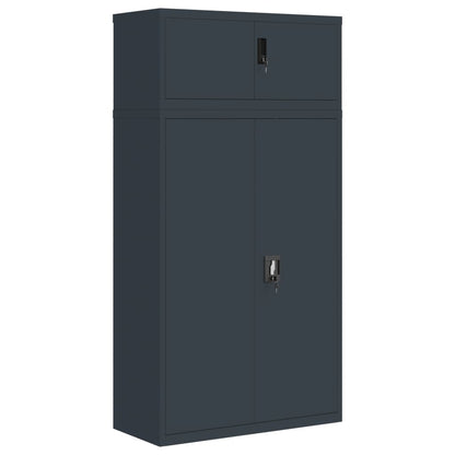 Armadio Classificatore Antracite 90x40x180 cm in Acciaio
