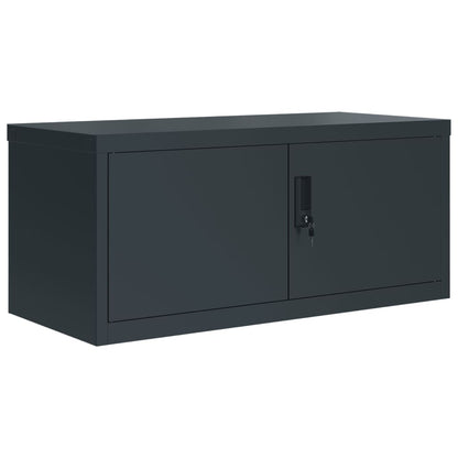 Armadio Classificatore Antracite 90x40x240 cm in Acciaio