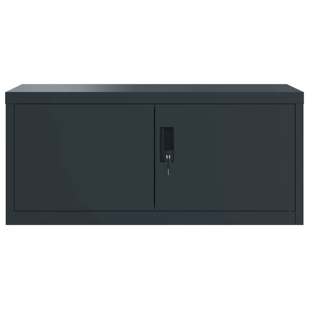 Armadio Classificatore Antracite 90x40x240 cm in Acciaio