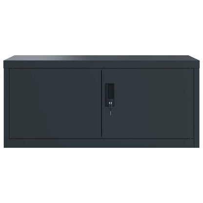 Armadio Classificatore Antracite 90x40x240 cm in Acciaio