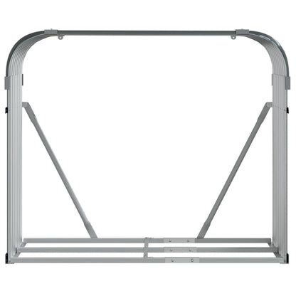 Portaceppi Antracite 120x45x100 cm in Acciaio Zincato