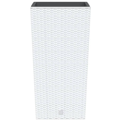 Fioriera con Interno Rimovibile Bianca 21 / 49 L PP Rattan