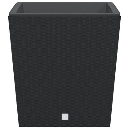 Fioriera con Interno Rimovibile Antracite 37 / 64 L PP Rattan