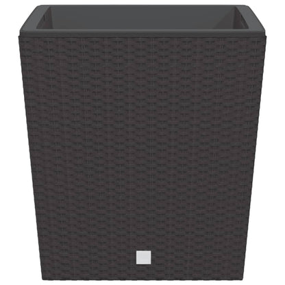 Fioriera con Interno Rimovibile Marrone 37 / 64 L PP Rattan