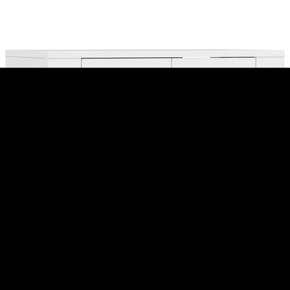 Mobili Porta TV a Parete 2 pz Bianco 57x34,5x40 cm