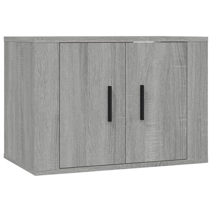 Mobili Porta TV a Parete 3 pz Grigio Sonoma 57x34,5x40 cm