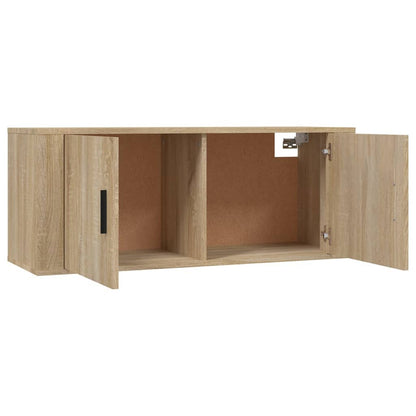 Mobili Porta TV a Parete 3 pz Rovere Sonoma 100x34,5x40 cm