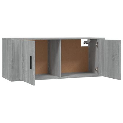 Mobili Porta TV a Parete 3 pz Grigio Sonoma 100x34,5x40 cm