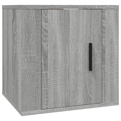 Set Mobili Porta TV 8pz Grigio Sonoma in Legno Multistrato