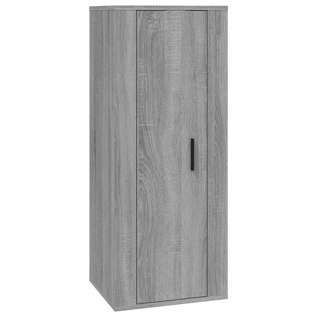 Set Mobili Porta TV 3 pz Grigio Sonoma in Legno Multistrato