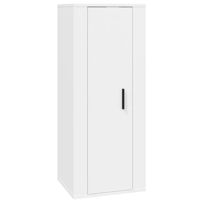 Set di Mobili Porta TV 6 pz Bianco in Legno Multistrato
