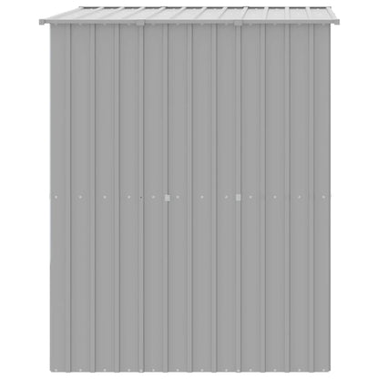 Casetta Cani Tetto Grigio Chiaro 165x153x181 cm Acciaio Zincato