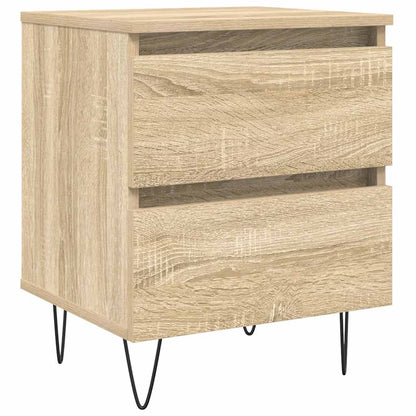 Comodino Rovere Sonoma 40x35x50 cm in Legno Multistrato
