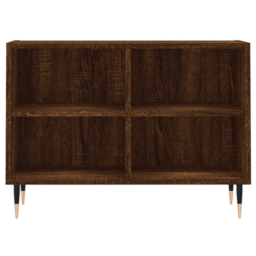 Mobile Porta TV Rovere Marrone 69,5x30x50 cm Legno Multistrato