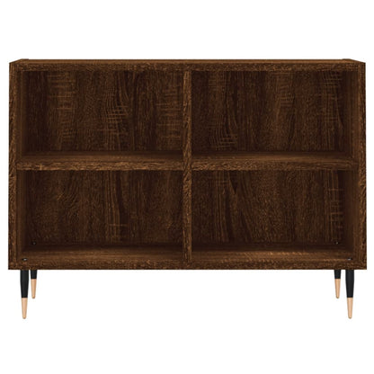 Mobile Porta TV Rovere Marrone 69,5x30x50 cm Legno Multistrato