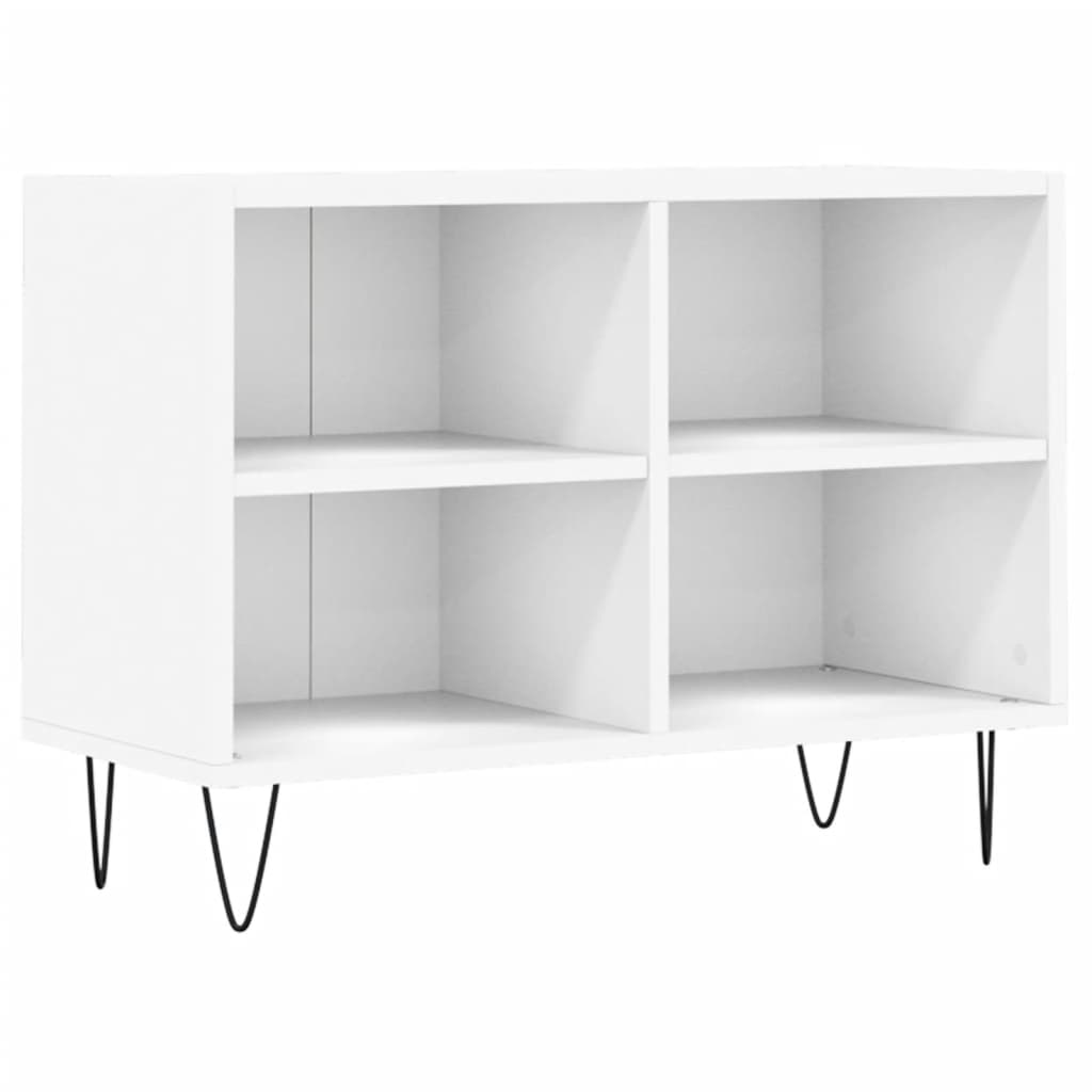 Mobile Porta TV Bianco 69,5x30x50 cm in Legno Multistrato