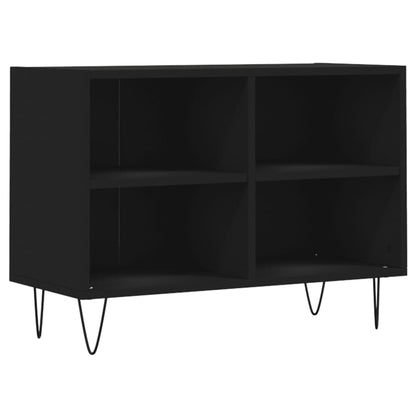 Mobile Porta TV Nero 69,5x30x50 cm in Legno Multistrato
