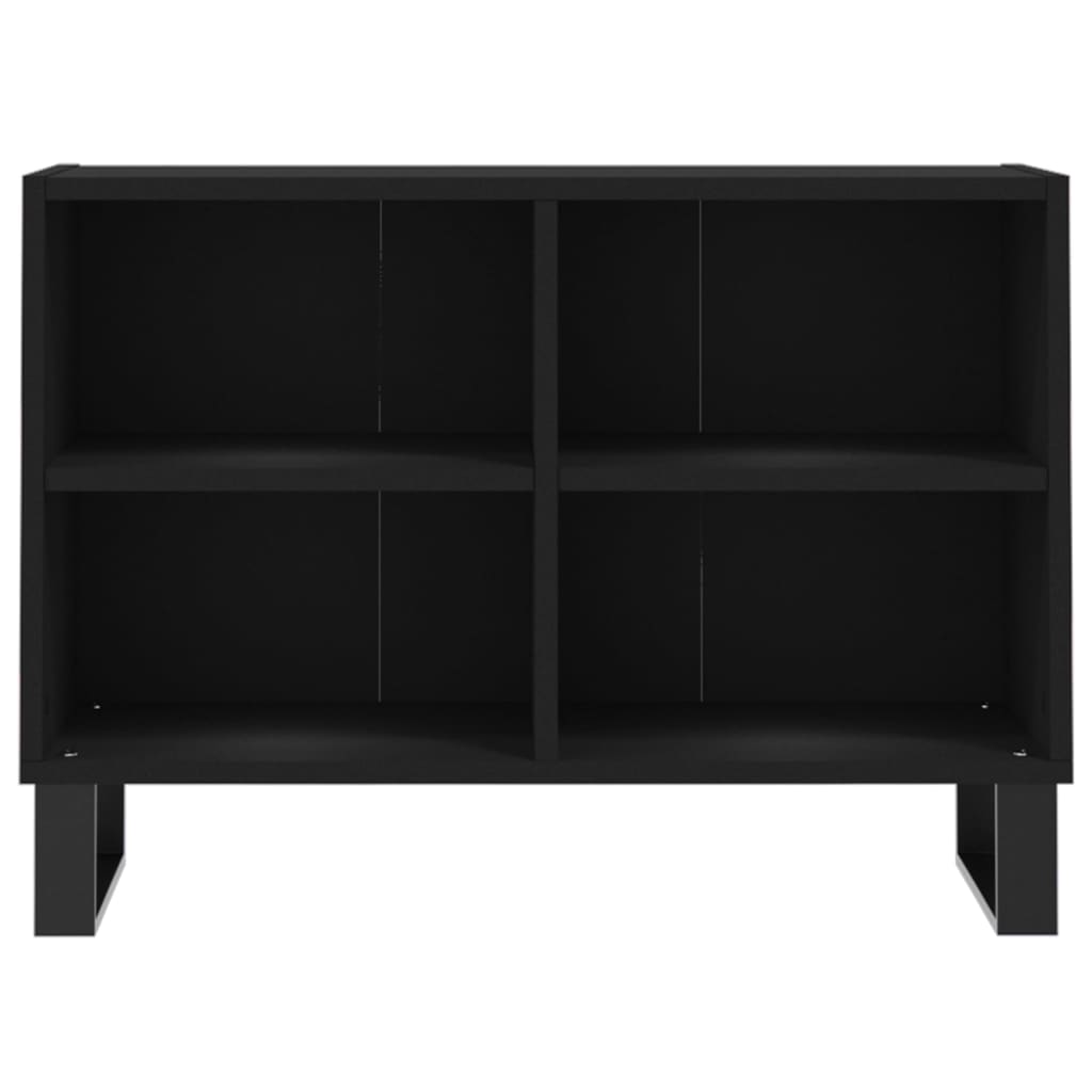 Mobile Porta TV Nero 69,5x30x50 cm in Legno Multistrato
