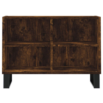 Mobile Porta TV Rovere Fumo 69,5x30x50 cm in Legno Multistrato