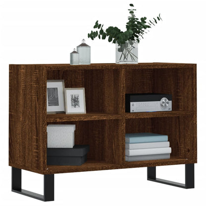 Mobile Porta TV Rovere Marrone 69,5x30x50 cm Legno Multistrato