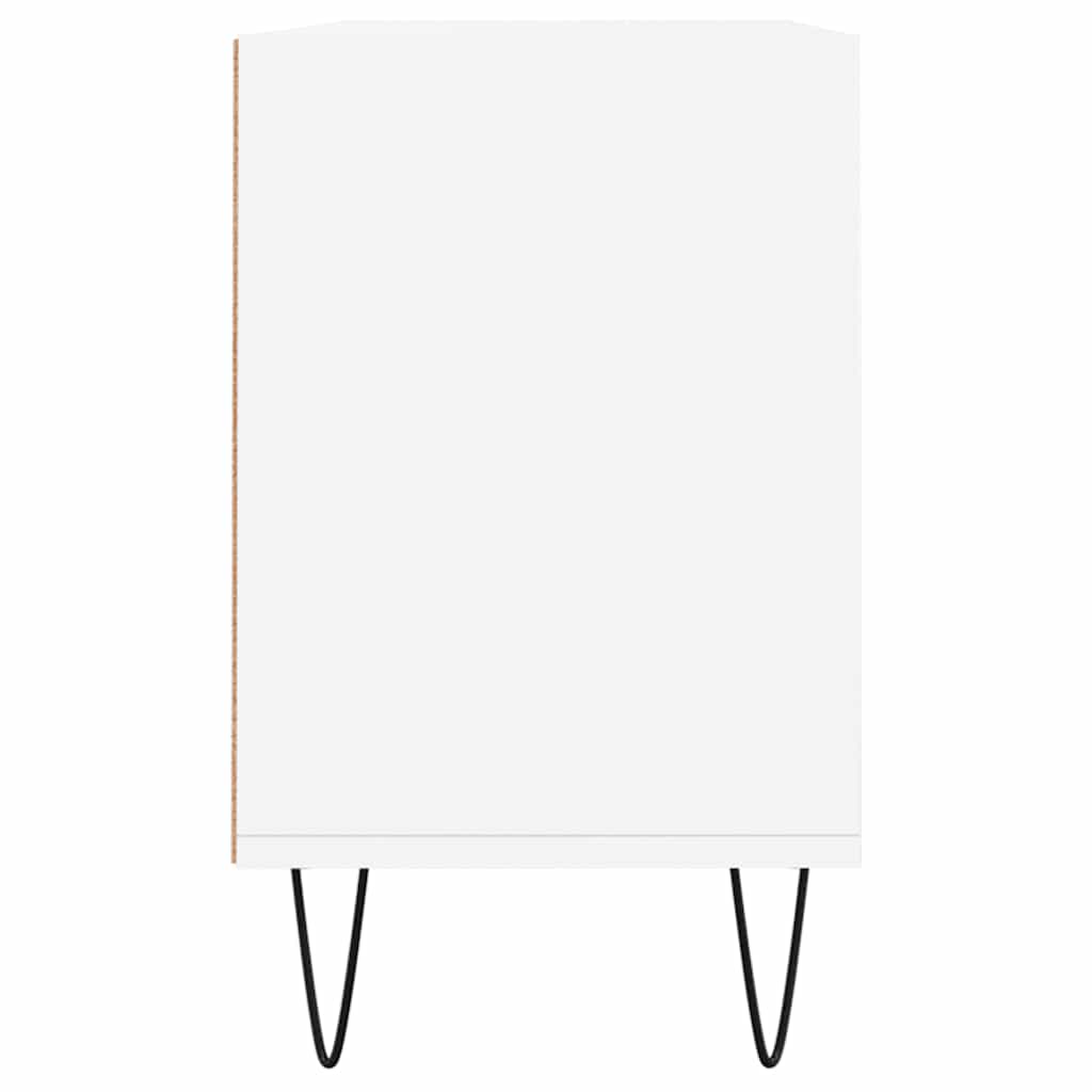 Mobile Porta TV Bianco 103,5x30x50 cm in Legno Multistrato