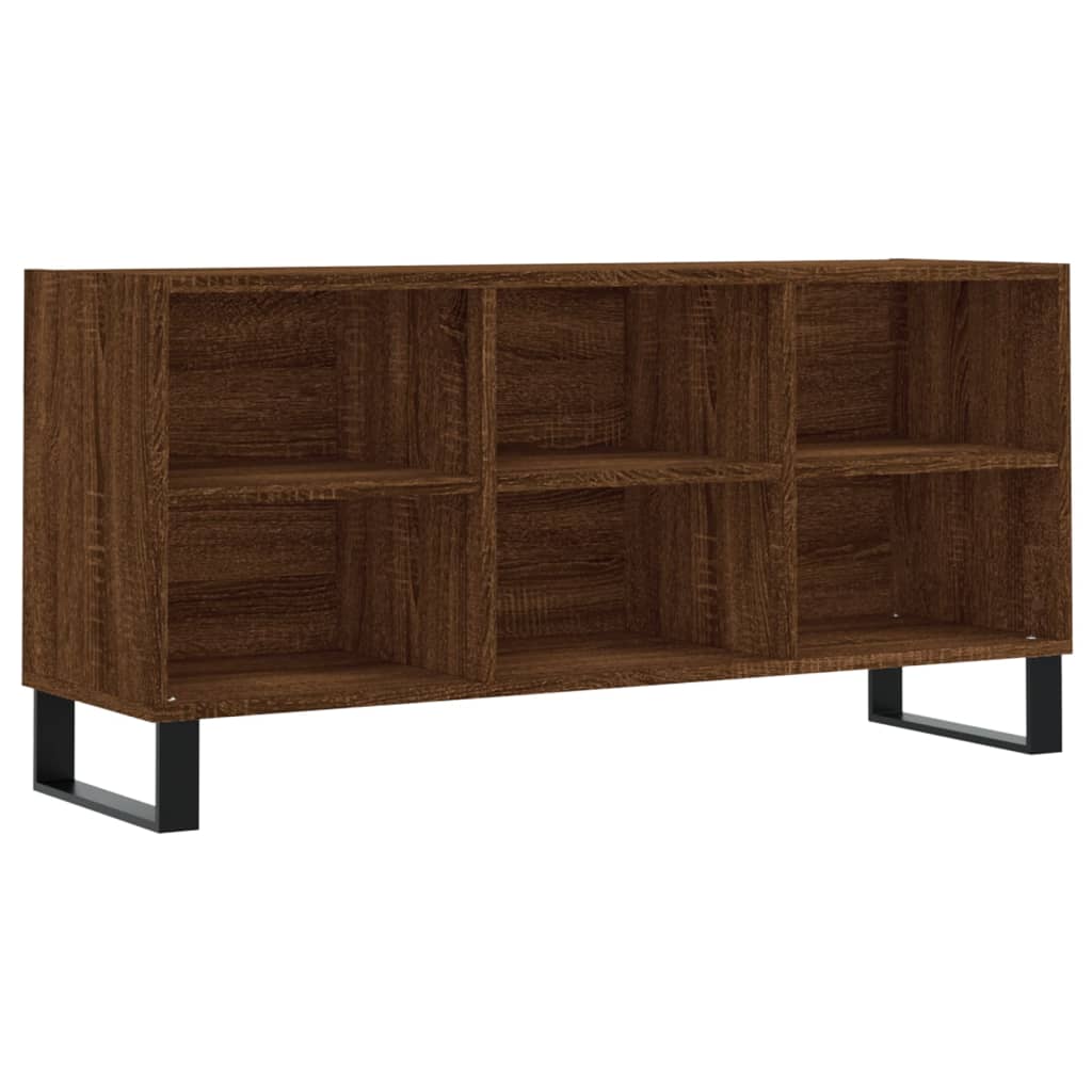 Mobile Porta TV Rovere Marrone 103,5x30x50 cm Legno Multistrato