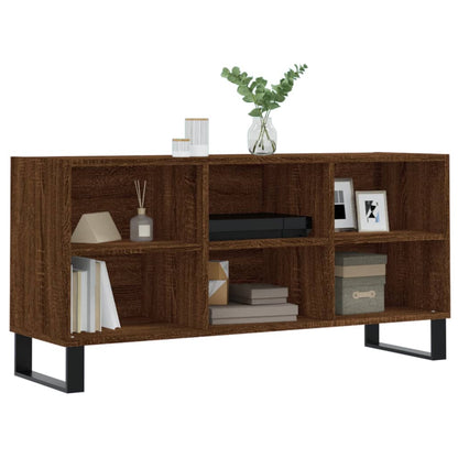 Mobile Porta TV Rovere Marrone 103,5x30x50 cm Legno Multistrato