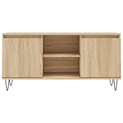 Mobile Porta TV Rovere Sonoma 104x35x50 cm in Legno Multistrato