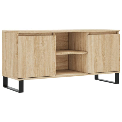 Mobile Porta TV Rovere Sonoma 104x35x50 cm in Legno Multistrato