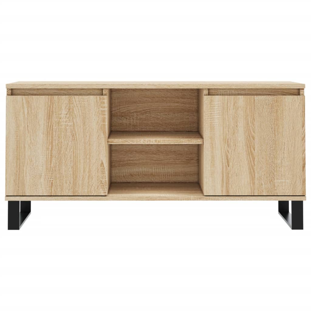 Mobile Porta TV Rovere Sonoma 104x35x50 cm in Legno Multistrato