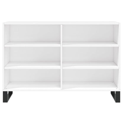 Credenza Bianca 103,5x35x70 cm in Legno Multistrato
