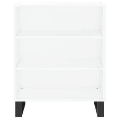 Credenza Bianca 57x35x70 cm in Legno Multistrato